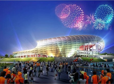 Khát vọng rồng bay - Sân vận động chi lăng đà nẵng xây mới tại KĐT Hòa Xuân